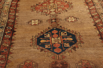 3 x 11 Antique Brown Persian Malayer Rug 72514