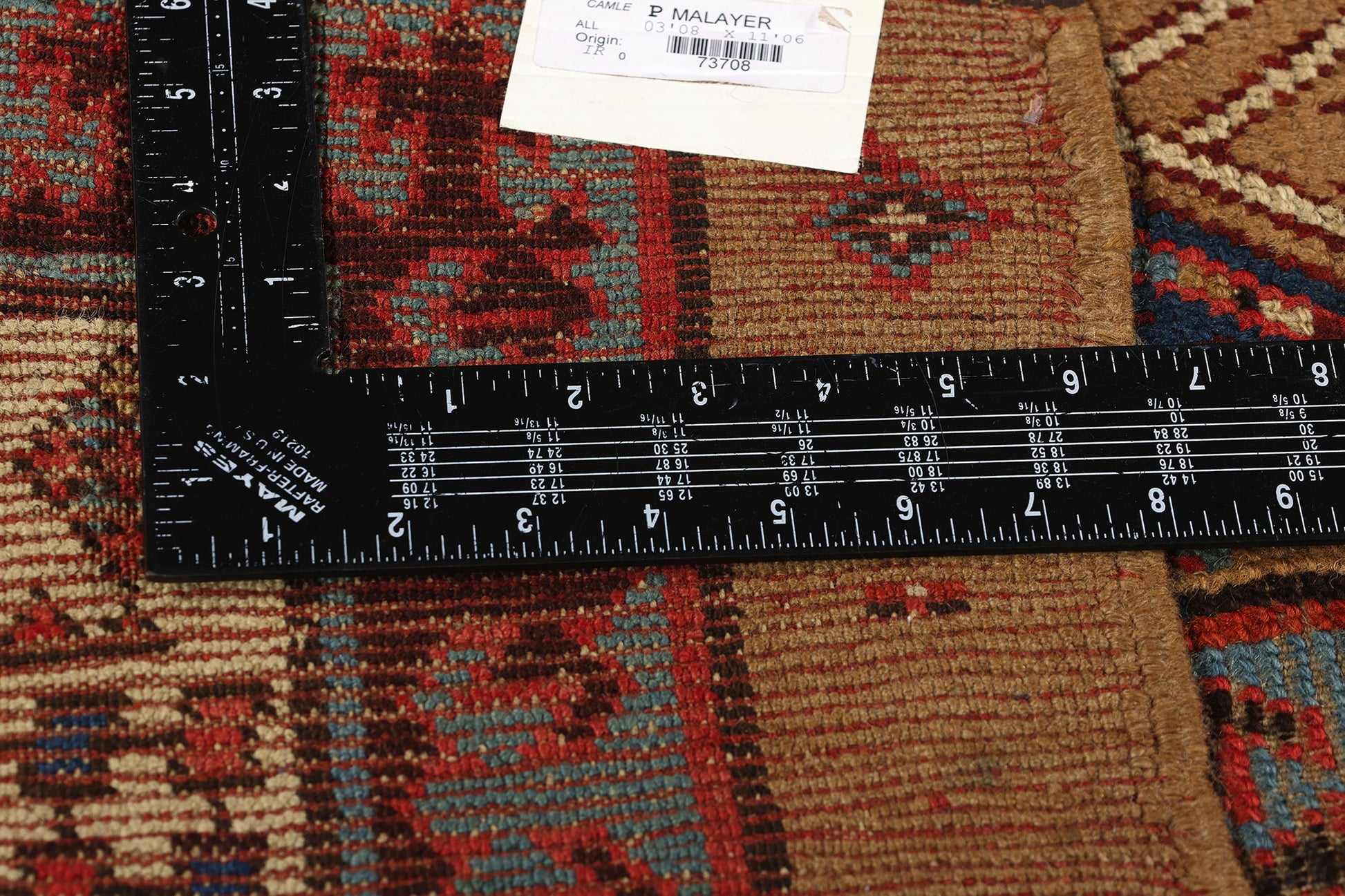 4 x 11 Antique Persian Malayer Rug 73708