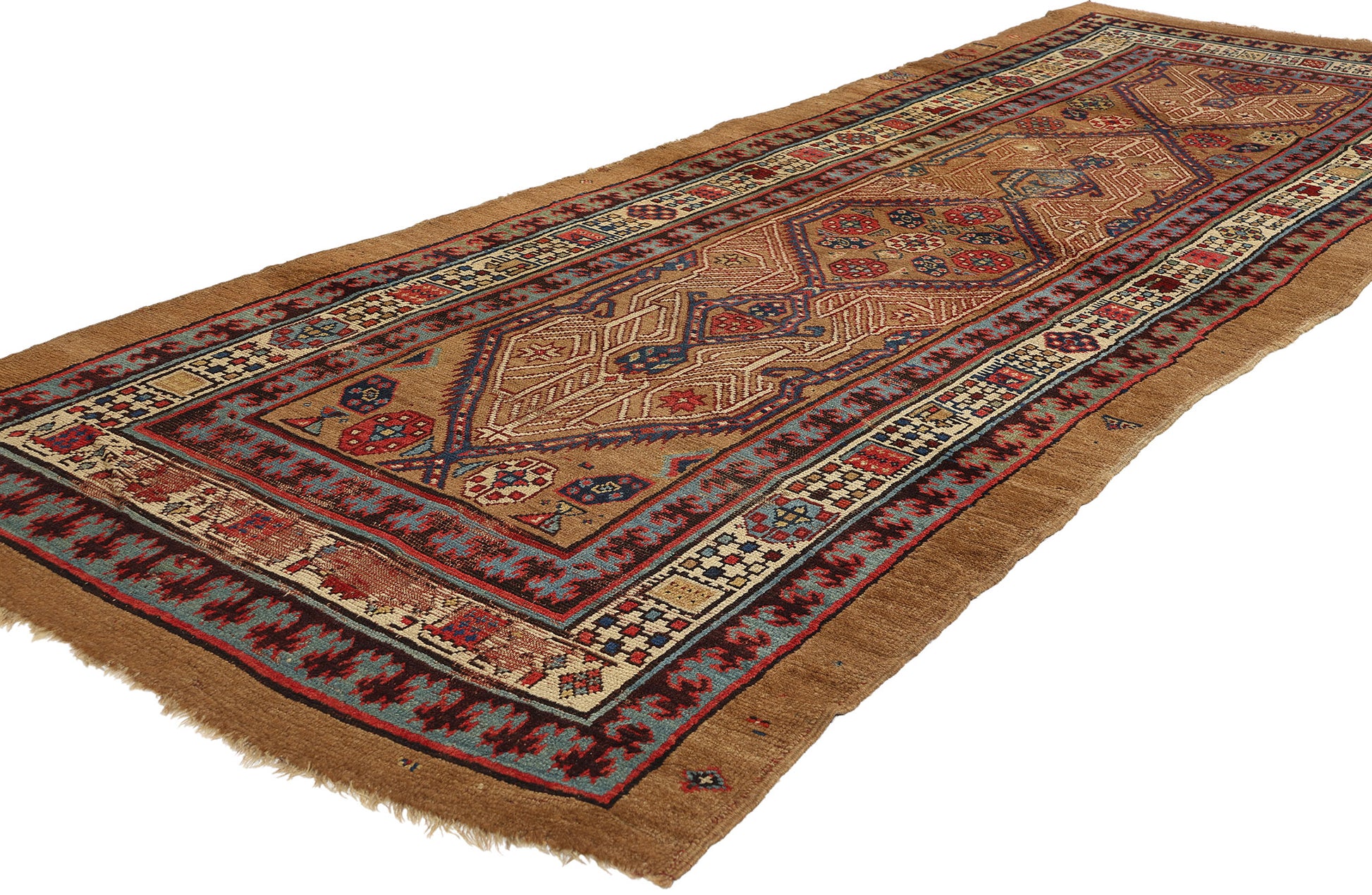 4 x 11 Antique Persian Malayer Rug 73708