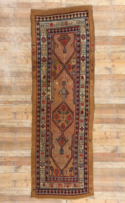 4 x 11 Antique Persian Malayer Rug 73708