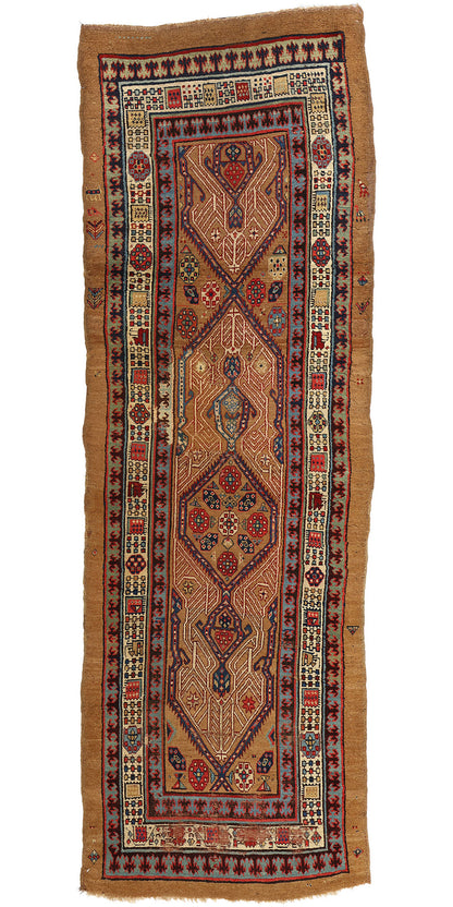 4 x 11 Antique Persian Malayer Rug 73708