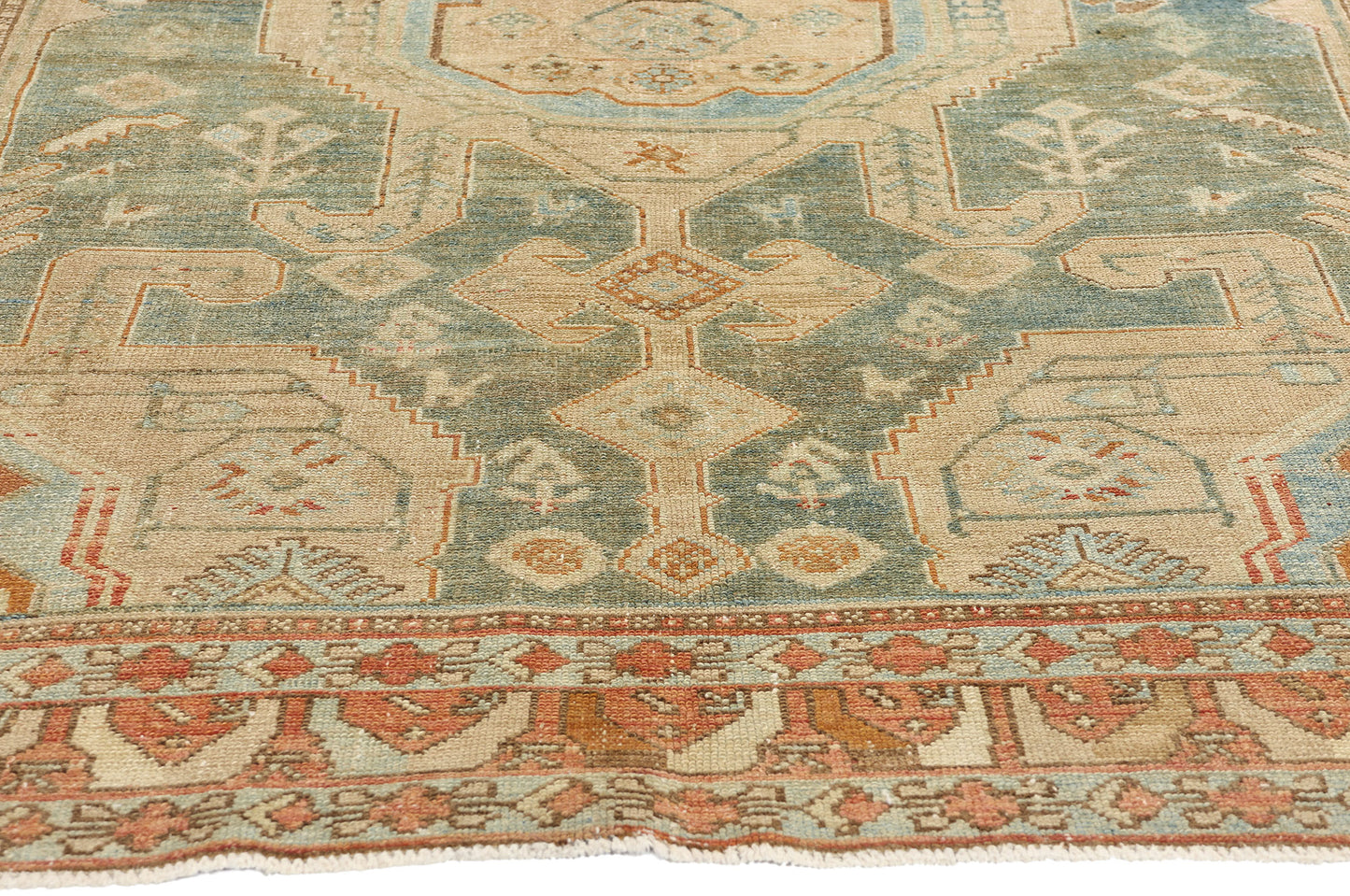 5 x 7 Antique Persian Malayer Rug 52842