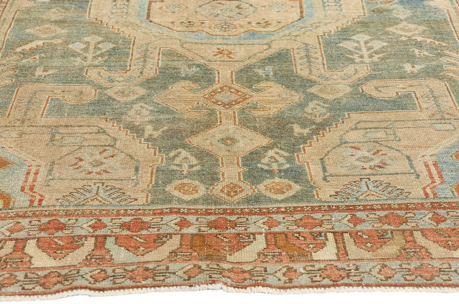 5 x 7 Antique Persian Malayer Rug 52842