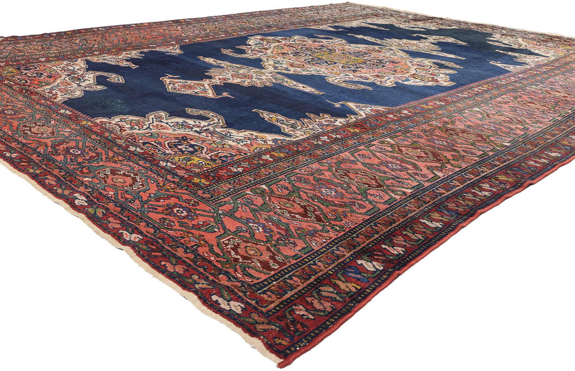 12 x 16 Antique Persian Hamadan Rug 90026
