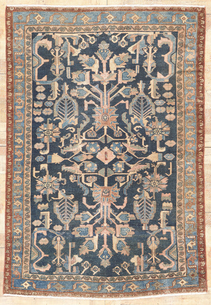 4 x 6 Antique Persian Malayer Rug 61277