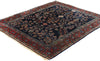 3 x 4 Antique Navy Blue Persian Mohajeran Sarouk Rug 78763