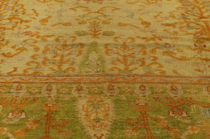 11 x 10 Antique Turkish Oushak Rug 76764