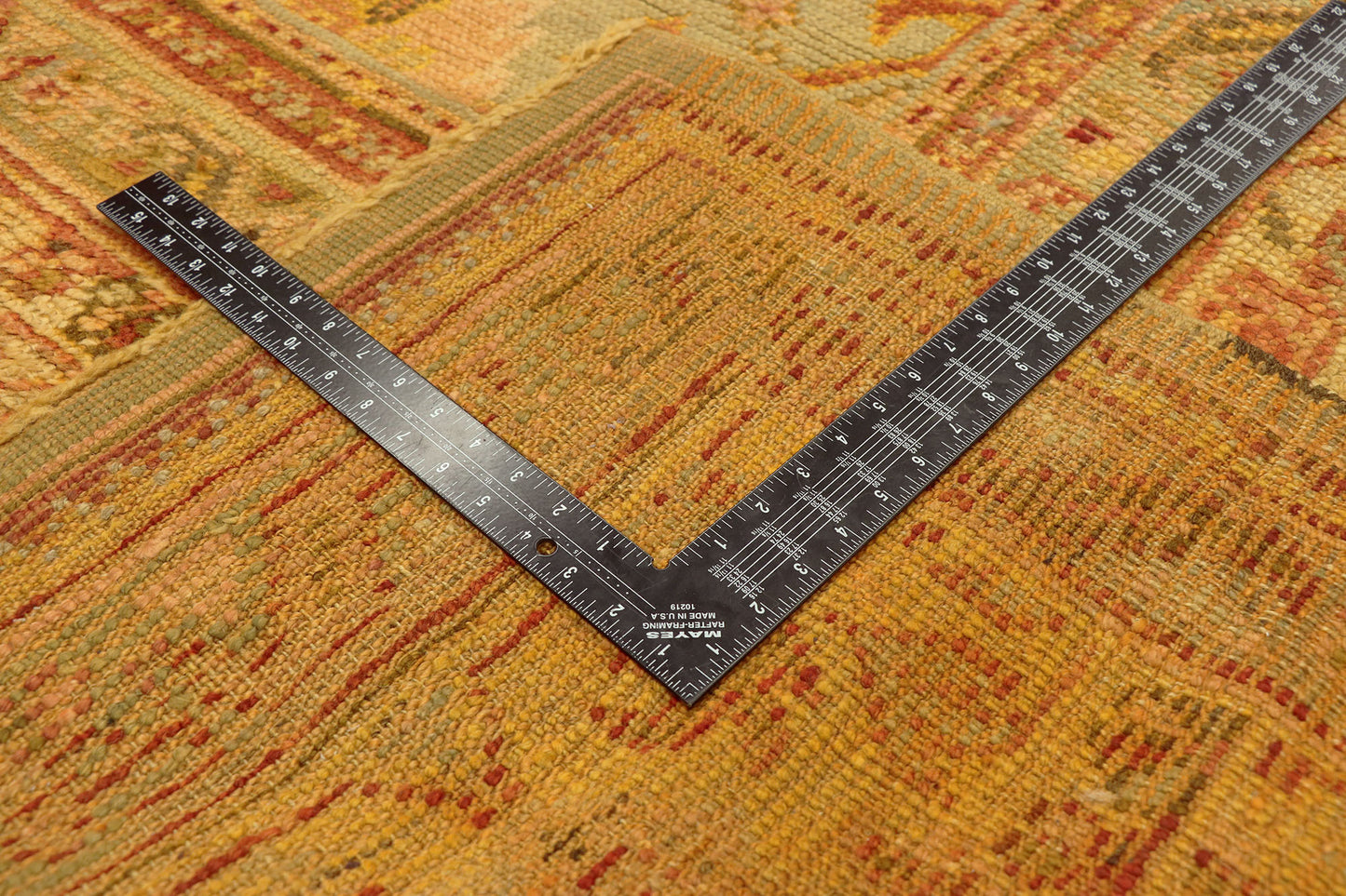 10 x 14 Antique Turkish Oushak Rug 74175