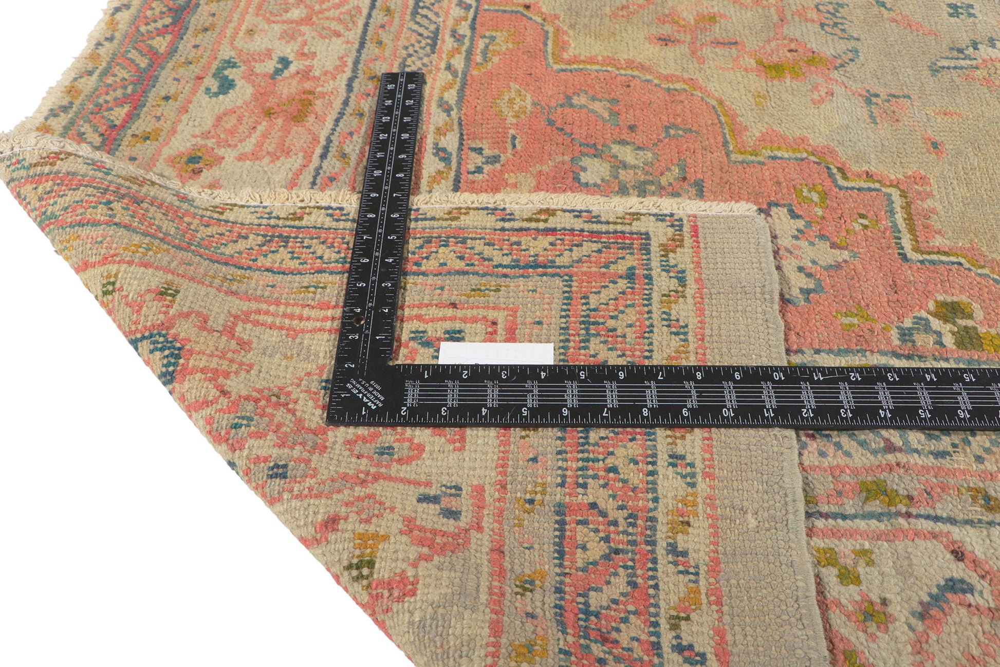 8 x 11 Antique Turkish Oushak Rug 72327
