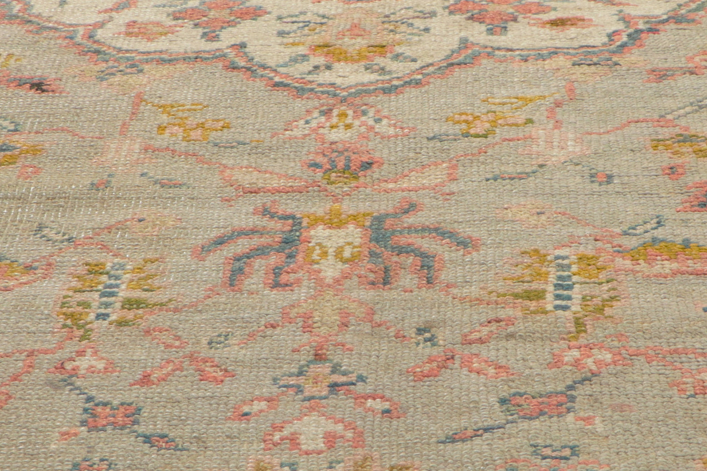 8 x 11 Antique Turkish Oushak Rug 72327