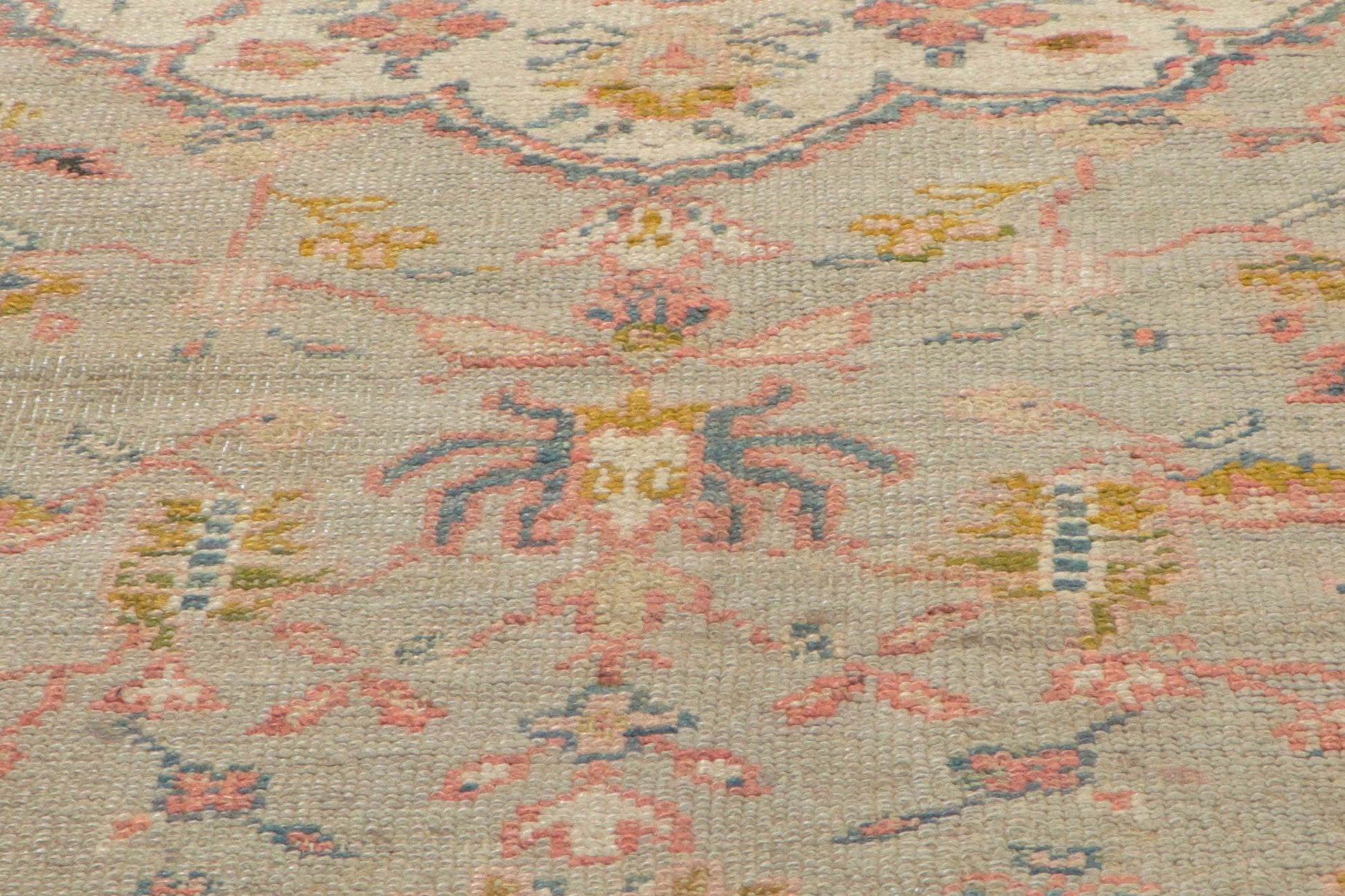 8 x 11 Antique Turkish Oushak Rug 72327