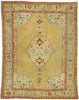 9 x 12 Antique Turkish Oushak Rug 74032