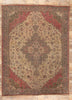 9 x 12 Antique Turkish Serapi Rug 77735