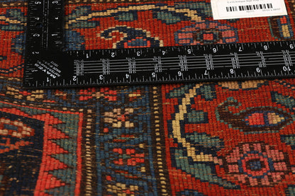 5 x 10 Antique Navy Blue Persian Bijar Rug 76771