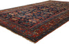 5 x 10 Antique Navy Blue Persian Bijar Rug 76771
