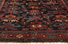 5 x 10 Antique Navy Blue Persian Bijar Rug 76771