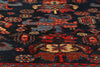 5 x 10 Antique Navy Blue Persian Bijar Rug 76771