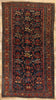 5 x 10 Antique Navy Blue Persian Bijar Rug 76771