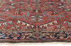 7 x 10 Antique Red Persian Dragon Heriz Rug 90009