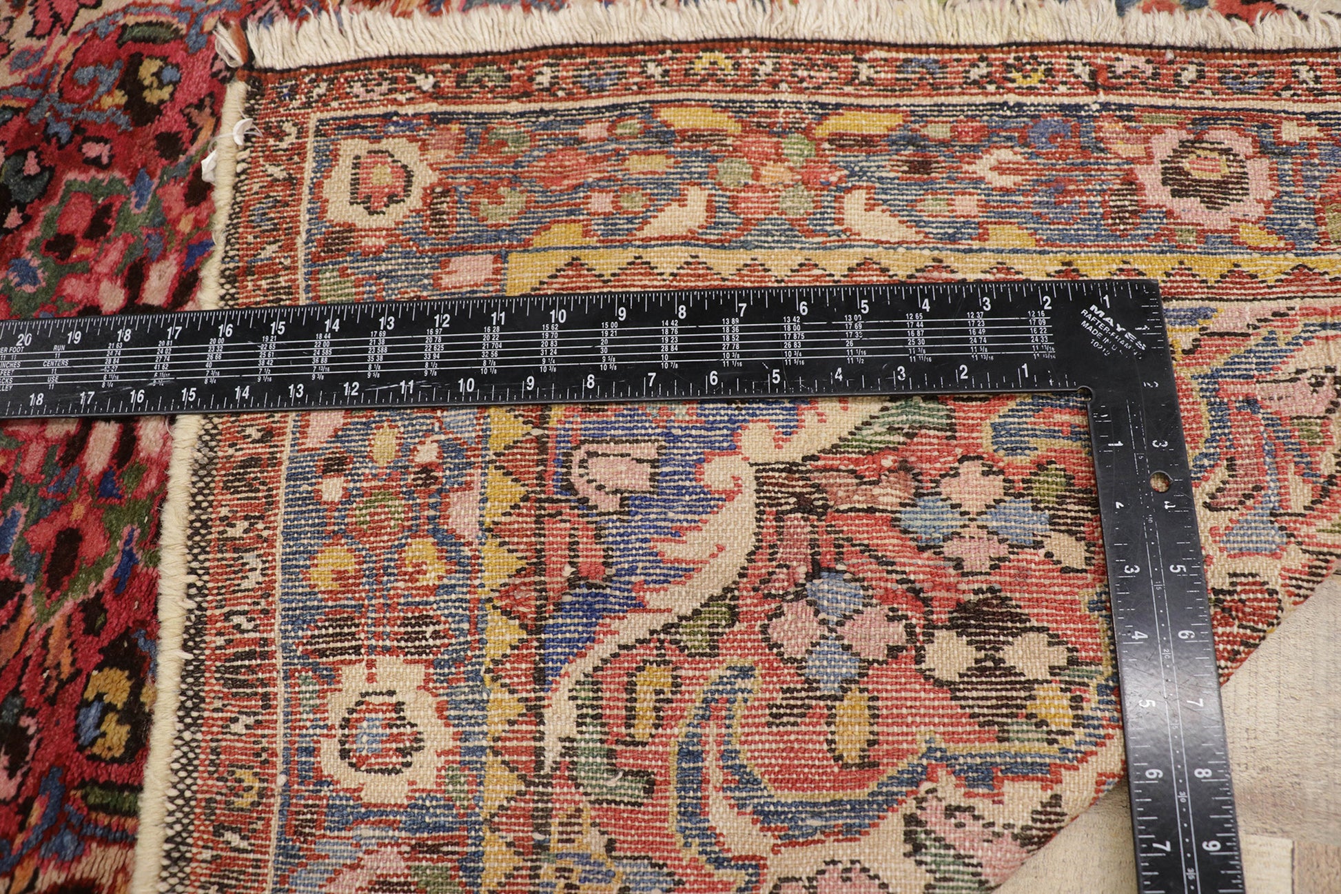 3 x 5 Antique Persian Hamadan Rug 70975