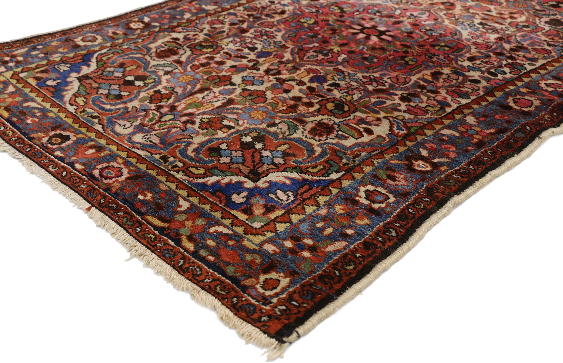 3 x 5 Antique Persian Hamadan Rug 70975