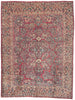 9 x 12 Antique Persian Sarouk Rug 73369