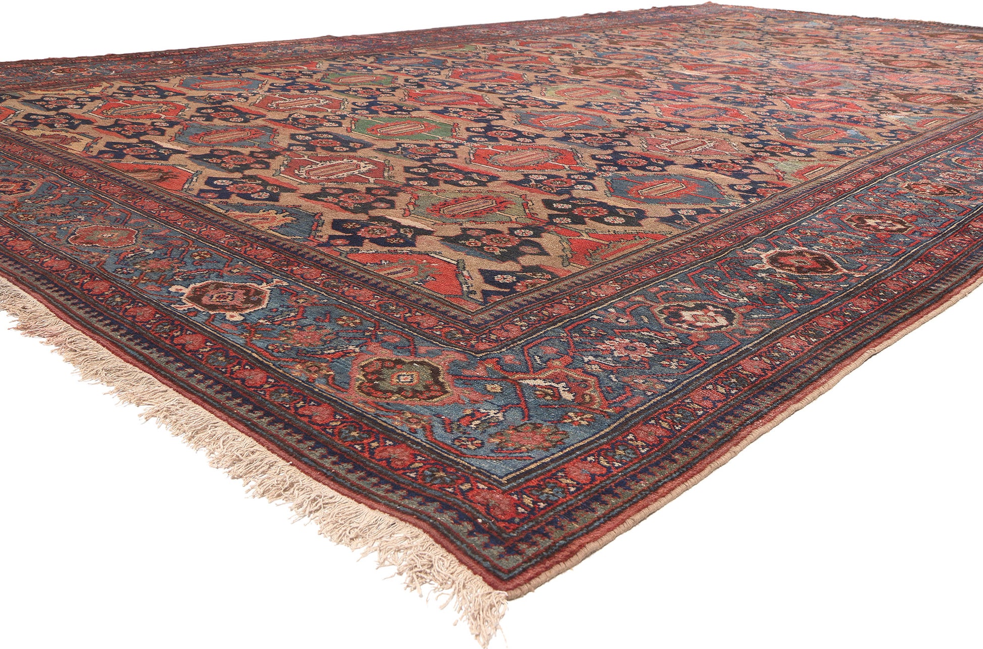 11 x 19 Antique Persian Hamadan Rug 78334