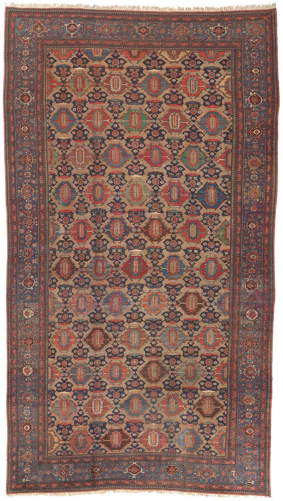 11 x 19 Antique Persian Hamadan Rug 78334