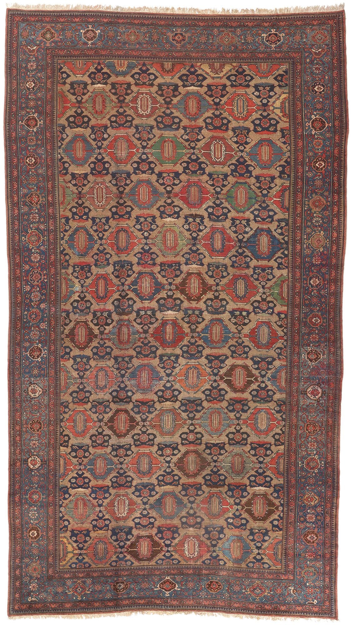 11 x 19 Antique Persian Hamadan Rug 78334
