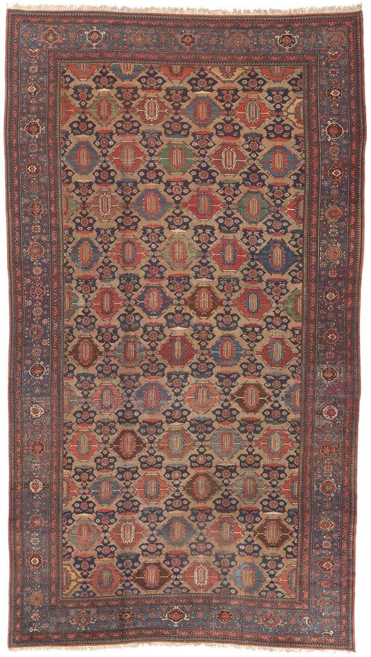 11 x 19 Antique Persian Hamadan Rug 78334