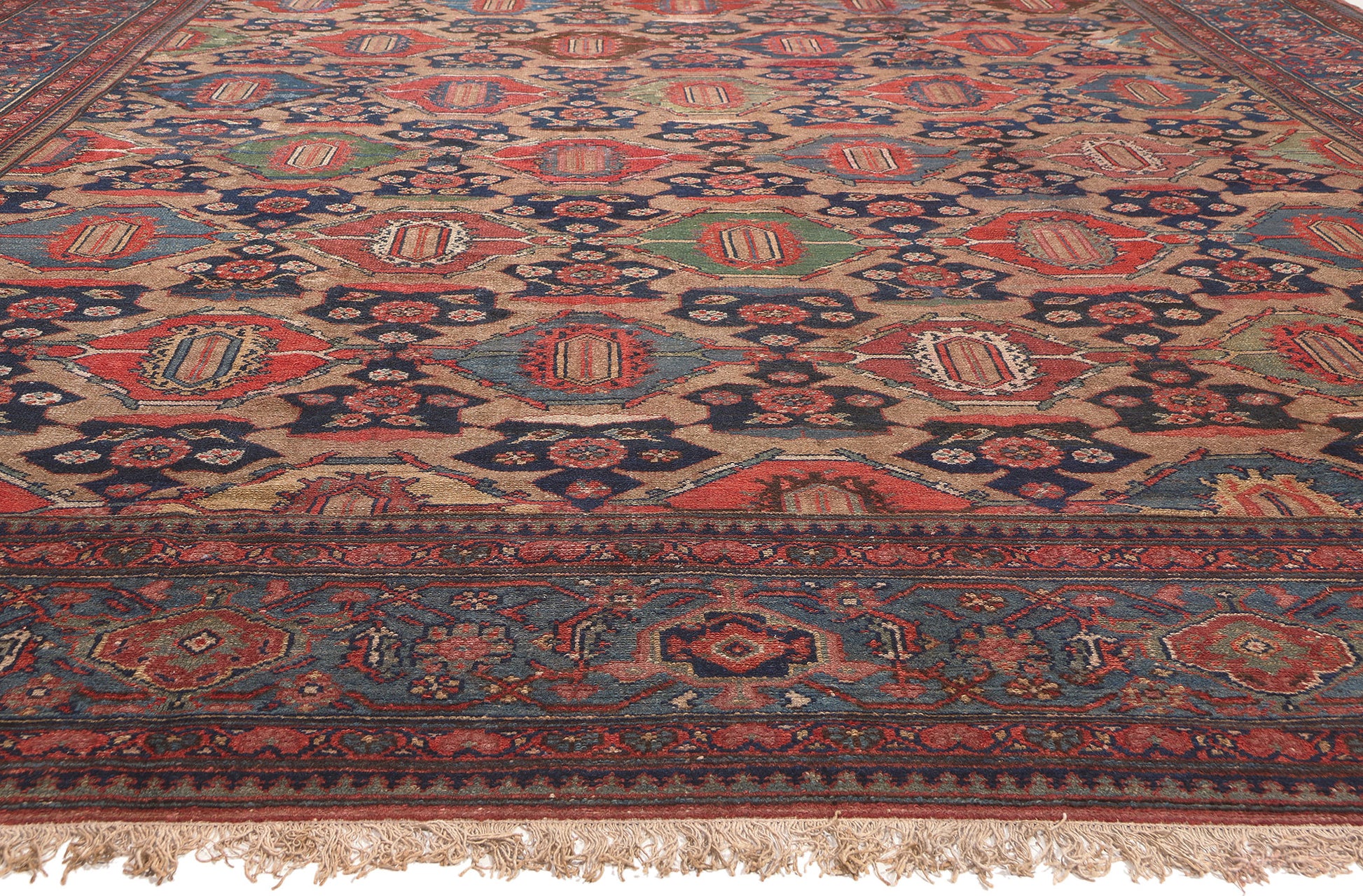 11 x 19 Antique Persian Hamadan Rug 78334