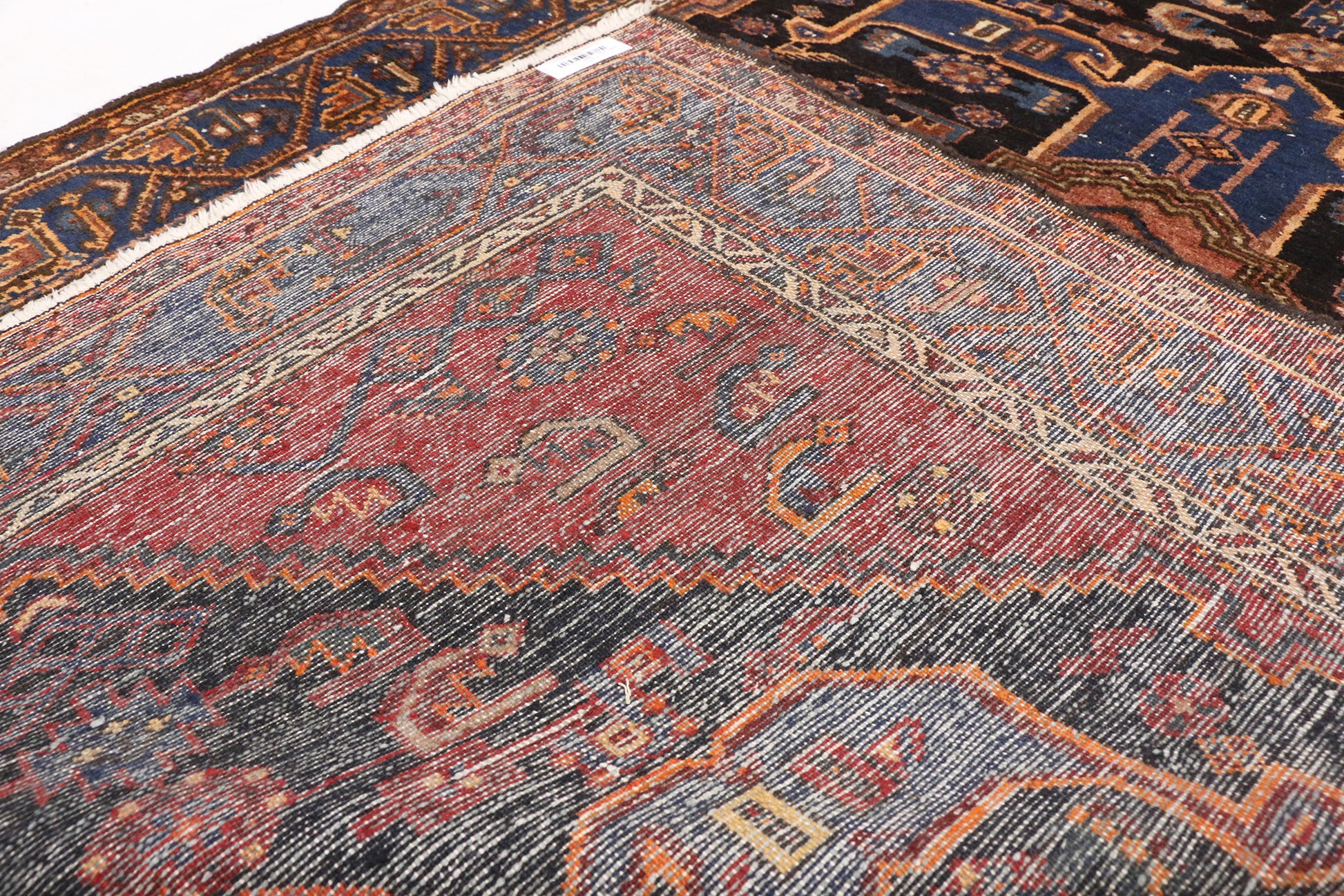 5 x 6 Antique Persian Hamadan Rug 20444