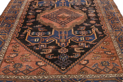 5 x 6 Antique Persian Hamadan Rug 20444