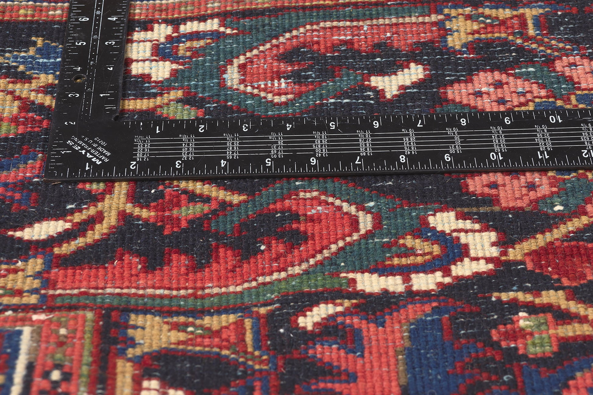 11 x 15 Antique Persian Heriz Rug 78341
