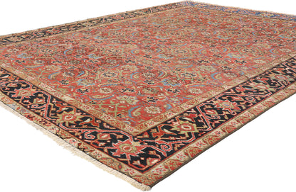 8 x 10 Antique Persian Heriz Rug 90005