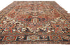8 x 11 Antique-Worn Persian Heriz Rug 76753