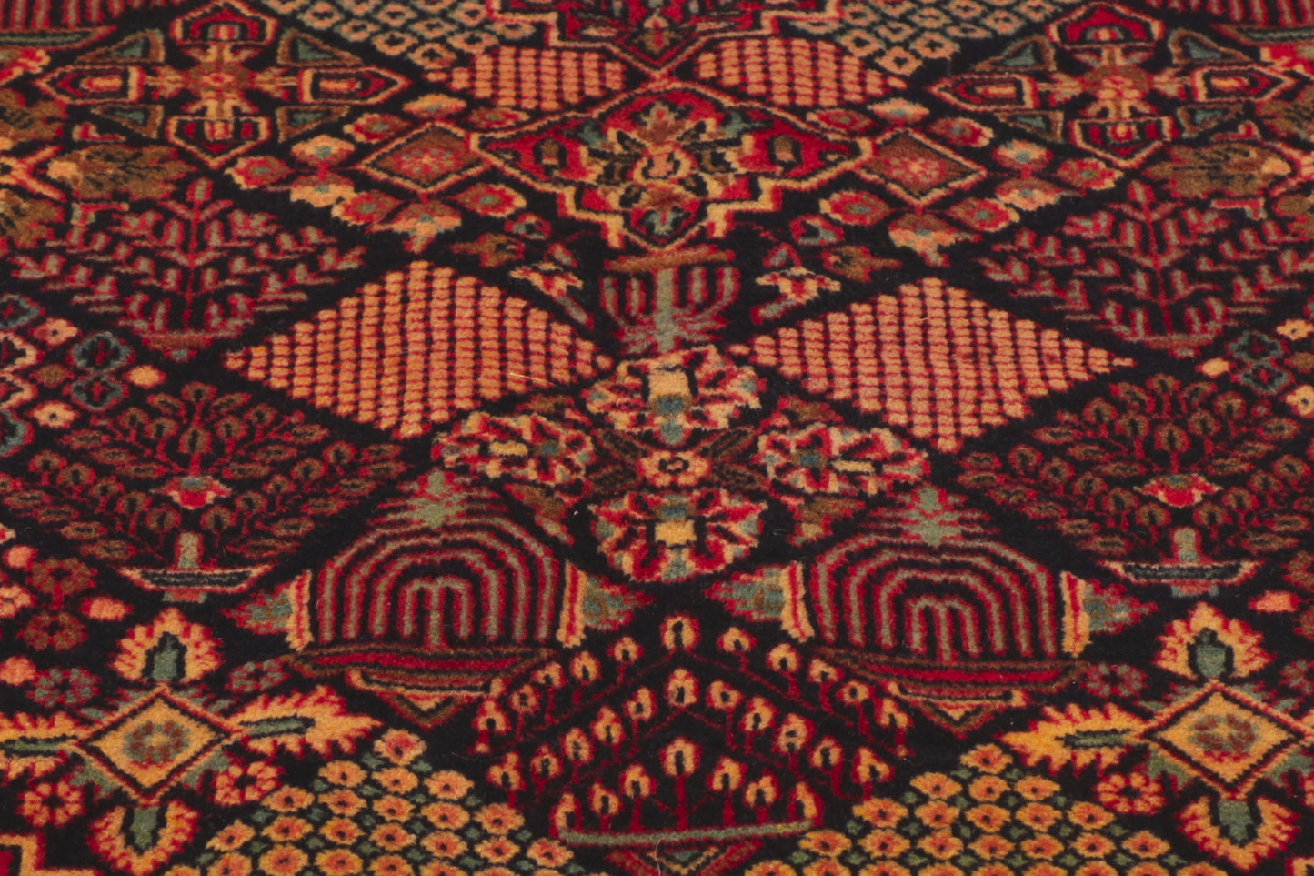 4 x 7 Antique Persian Kashan Rug 53758