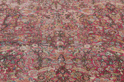 12 x 19 Antique-Worn Persian Khorassan Rug 61022