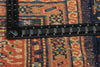 10 x 13 Antique Navy Blue Persian Kurdish Rug 51634