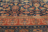 10 x 13 Antique Navy Blue Persian Kurdish Rug 51634