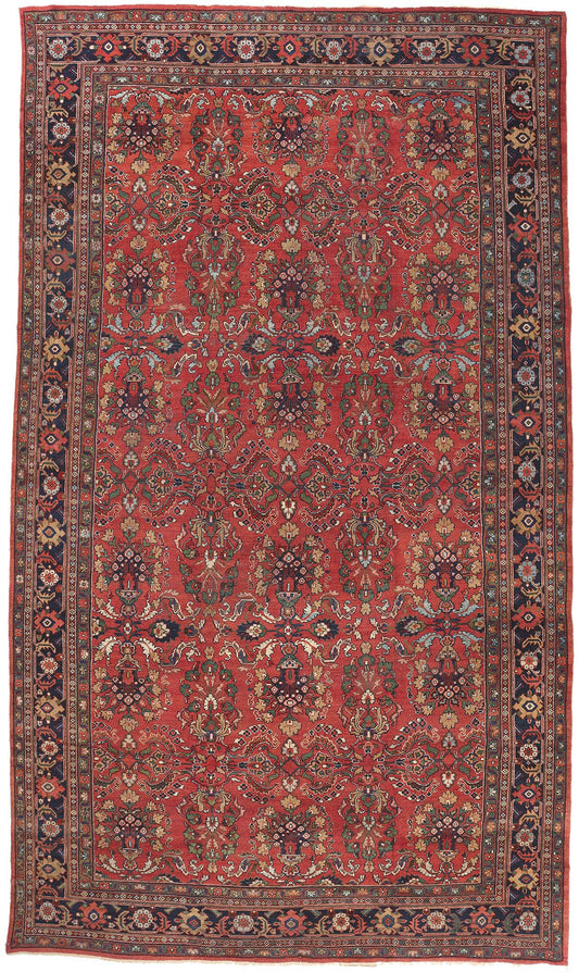 11 x 19 Antique Persian Mahal Rug 78329