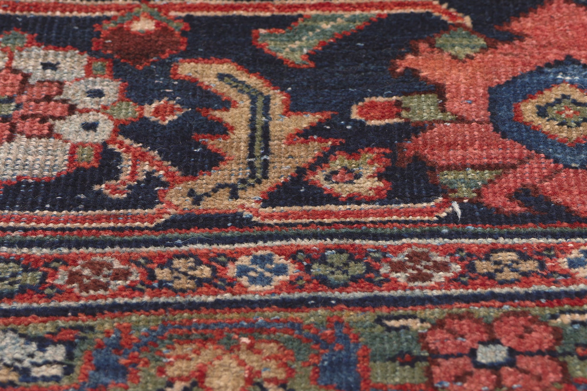 11 x 19 Antique Persian Mahal Rug 78329