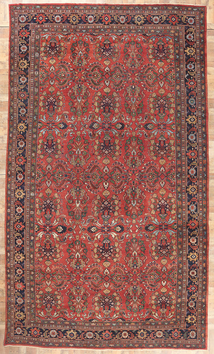 11 x 19 Antique Persian Mahal Rug 78329