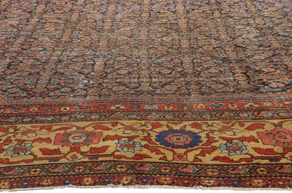 13 x 17 Antique Persian Mahal Rug 90021