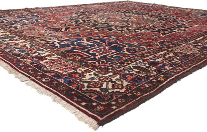 10 x 13 Antique Persian Bakhtiari Rug 78570