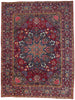 10 x 14 Antique Persian Yazd Rug 90028