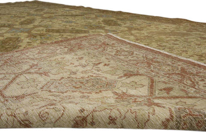 10 x 16 Antique Persian Tabriz Rug 51164