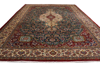 10 x 16 Antique Persian Tabriz Rug 74989