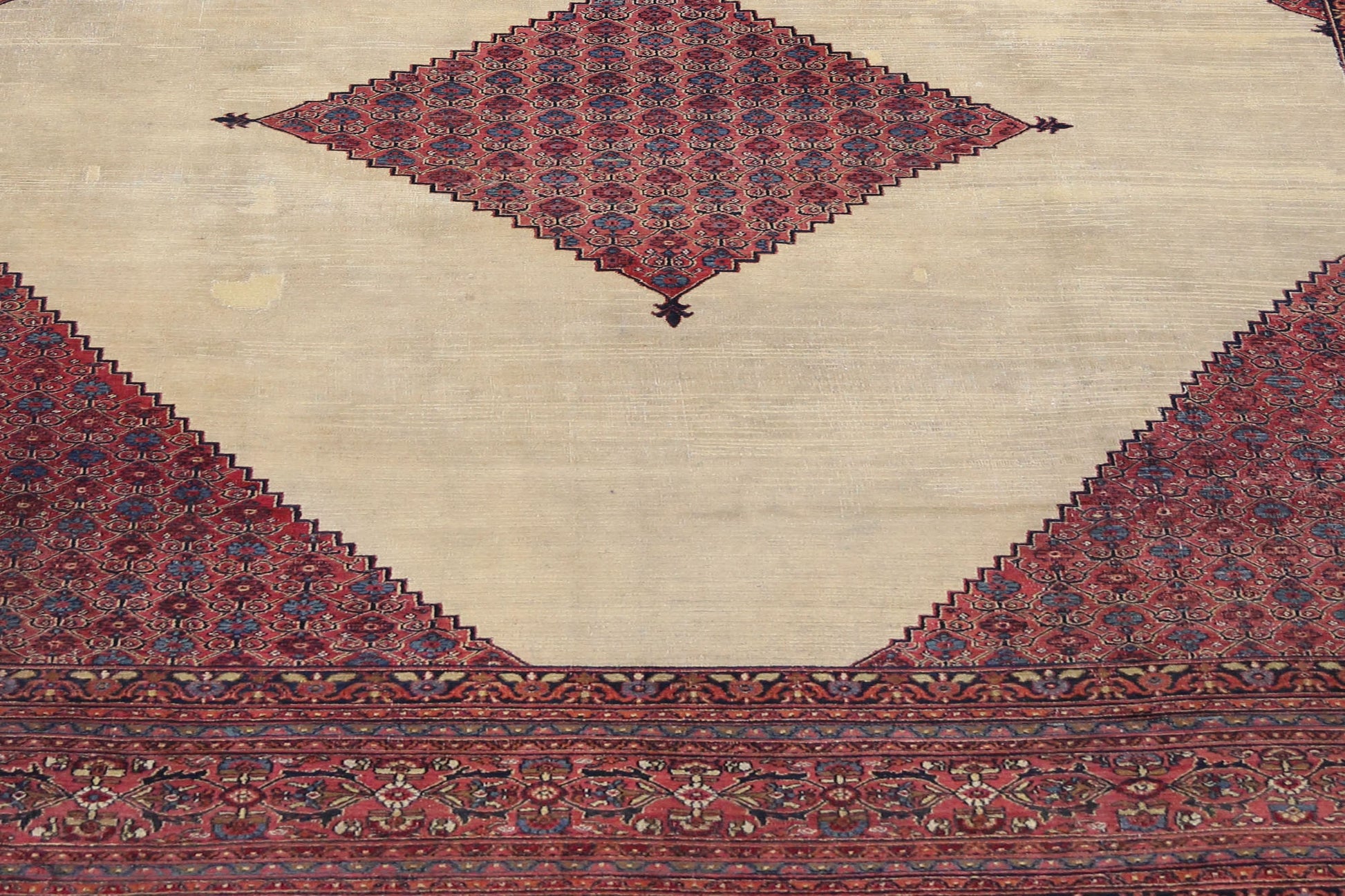 14 x 16 Antique Persian Khorassan Rug 74232