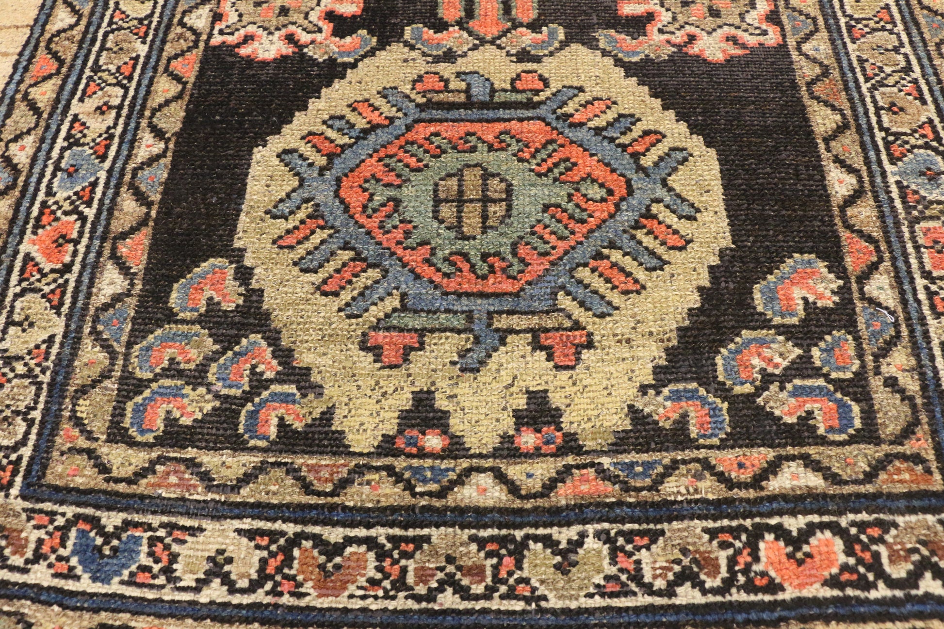 3 x 6 Antique Persian Nahavand Hamadan Rug 72610